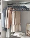 Wieszaki welurowe szare 20szt - CRF20VX Wieszaki welurowe szare 20szt - CRF20VX