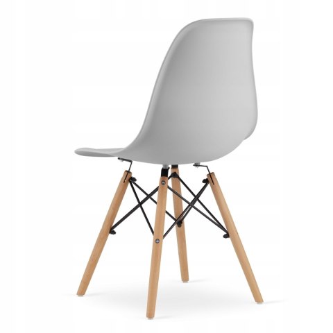 Zestaw stół prostokątny ADRIA 120x80 biały + 4 krzesła OSAKA szare Zestaw stół prostokątny ADRIA 120x80 biały + 4 krzesła OSAKA szare