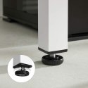 Zestaw stół prostokątny TESSA 120x60 dąb + 4 krzesła OSAKA czarne Zestaw stół prostokątny TESSA 120x60 dąb + 4 krzesła OSAKA czarne