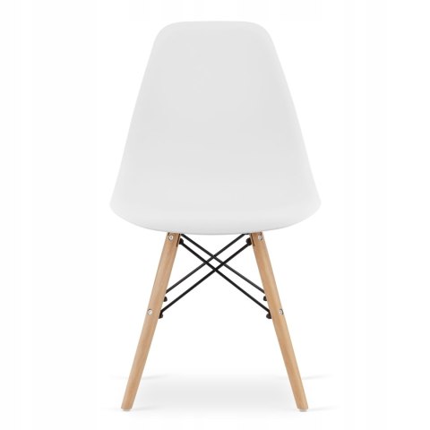 Zestaw stół kwadratowy 80x80 dąb sonoma + 4 krzesła OSAKA białe Zestaw stół kwadratowy 80x80 dąb sonoma + 4 krzesła OSAKA białe