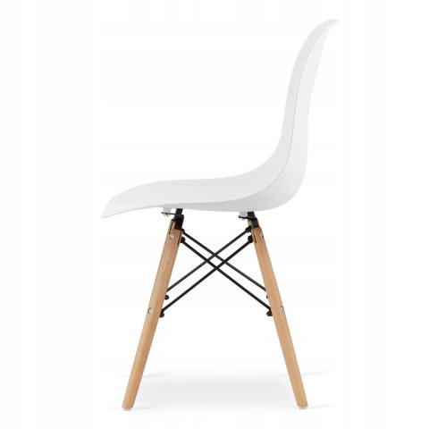 Zestaw stół kwadratowy 80x80 dąb sonoma + 4 krzesła OSAKA białe Zestaw stół kwadratowy 80x80 dąb sonoma + 4 krzesła OSAKA białe