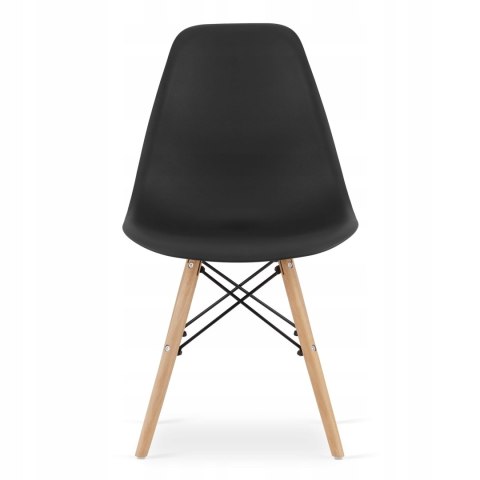 Zestaw stół kwadratowy 80x80 dąb sonoma + 4 krzesła OSAKA czarne Zestaw stół kwadratowy 80x80 dąb sonoma + 4 krzesła OSAKA czarne
