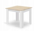 Zestaw stół kwadratowy 80x80 dąb sonoma + 4 krzesła OSAKA szare Zestaw stół kwadratowy 80x80 dąb sonoma + 4 krzesła OSAKA szare