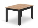 Zestaw stół prostokątny 120x80 craft + 4 krzesła MARK czarne Zestaw stół prostokątny 120x80 craft + 4 krzesła MARK czarne