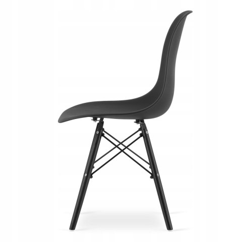 Zestaw stół prostokątny 120x80 czarno-biały + 4 krzesła OSAKA czarne Zestaw stół prostokątny 120x80 czarno-biały + 4 krzesła OSAKA czarne
