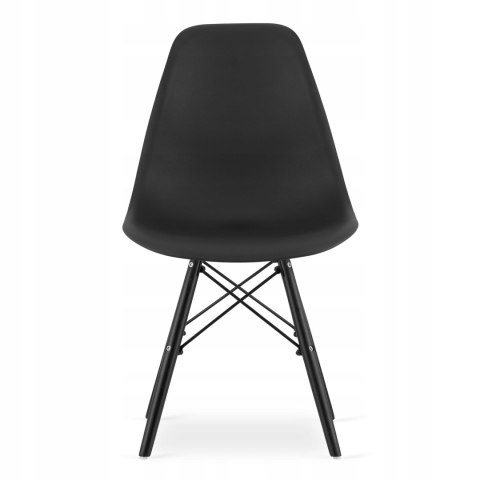 Zestaw stół prostokątny 120x80 czarno-biały + 4 krzesła OSAKA czarne Zestaw stół prostokątny 120x80 czarno-biały + 4 krzesła OSAKA czarne