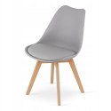 Zestaw stół prostokątny 120x80 dąb sonoma + 4 krzesła MARK szare Zestaw stół prostokątny 120x80 dąb sonoma + 4 krzesła MARK szare