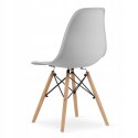 Zestaw stół prostokątny 120x80 dąb sonoma + 4 krzesła OSAKA szare Zestaw stół prostokątny 120x80 dąb sonoma + 4 krzesła OSAKA szare
