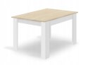 Zestaw stół prostokątny 120x80 dąb sonoma + 4 krzesła OSAKA szare Zestaw stół prostokątny 120x80 dąb sonoma + 4 krzesła OSAKA szare