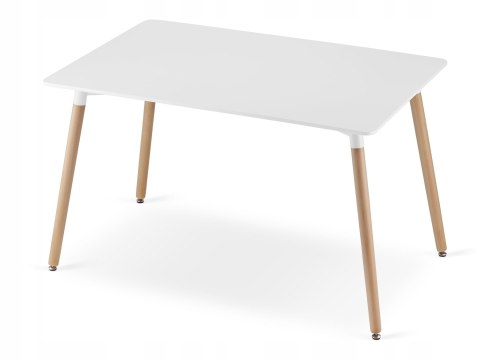 Zestaw stół prostokątny ADRIA 120x80 biały + 4 krzesła OSAKA pomarańczowe Zestaw stół prostokątny ADRIA 120x80 biały + 4 krzesła OSAKA pomarańczowe