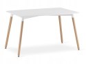 Zestaw stół prostokątny ADRIA 120x80 biały + 4 krzesła OSAKA zielone Zestaw stół prostokątny ADRIA 120x80 biały + 4 krzesła OSAKA zielone