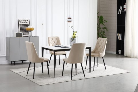 Krzesło CAPRI - beż x 1 Krzesło CAPRI - beż x 1