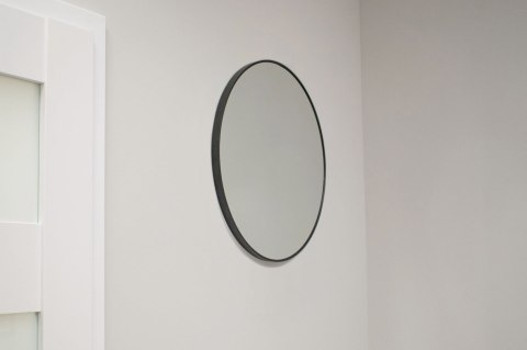 Lustro 40cm czarna rama Lustro 40cm czarna rama