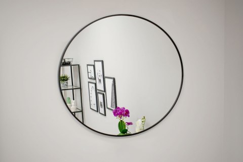 Lustro 40cm czarna rama Lustro 40cm czarna rama