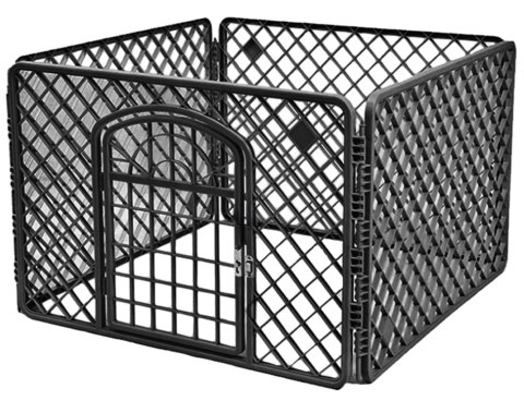 Zagroda dla Psa 90x90x60cm Czarna Zagroda dla Psa 90x90x60cm Czarna