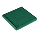 Pufa składana L z guzikami - 38x38x38cm aksamit zielona Pufa składana L z guzikami - 38x38x38cm aksamit zielona