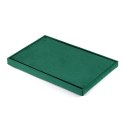 Pufa składana XL z guzikami - 60x38x38cm aksamit zielona Pufa składana XL z guzikami - 60x38x38cm aksamit zielona