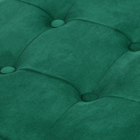 Pufa składana XL z guzikami - 60x38x38cm aksamit zielona Pufa składana XL z guzikami - 60x38x38cm aksamit zielona