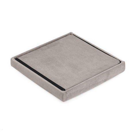 Pufa składana M - 30x30x30cm aksamit beż Pufa składana M - 30x30x30cm aksamit beż