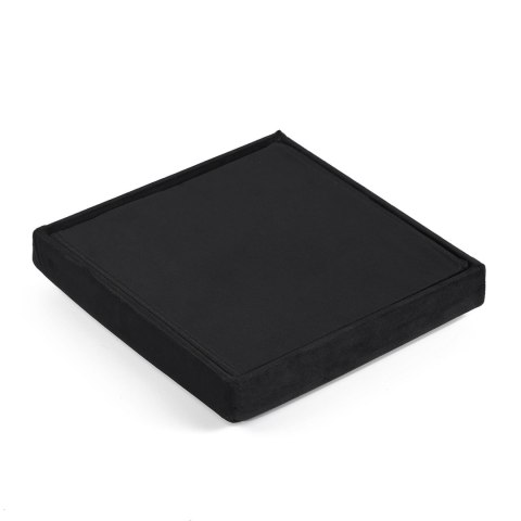 Pufa składana M - 30x30x30cm aksamit czarna Pufa składana M - 30x30x30cm aksamit czarna