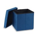 Pufa składana M - 30x30x30cm aksamit granat Pufa składana M - 30x30x30cm aksamit granat