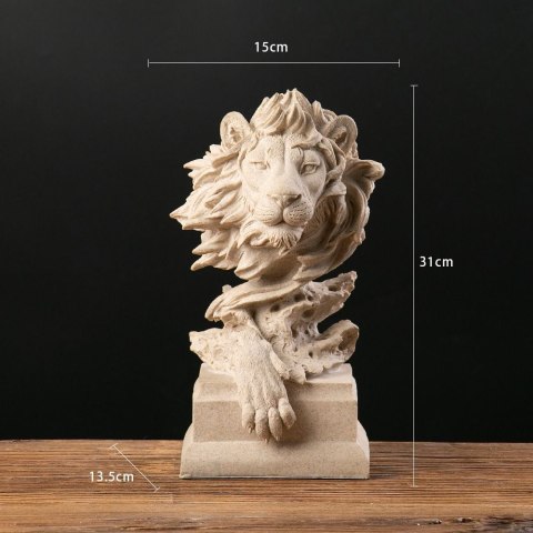 FIGURKA DEKORACYJNA KRÓL LEW 31cm STATUETKA POSĄG LWA FIGURKA DEKORACYJNA KRÓL LEW 31cm STATUETKA POSĄG LWA