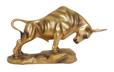POSĄG ZŁOTEGO BYKA MAJESTATYCZNA FIGURKA STATUETKA BYK 33cm POSĄG ZŁOTEGO BYKA MAJESTATYCZNA FIGURKA STATUETKA BYK 33cm