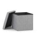 Pufa składana M - 30x30x30cm szara Pufa składana M - 30x30x30cm szara