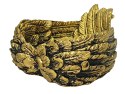 ŚWIECZNIK PODSTAWKA NA ŚWIECZKĘ TEALIGHT ZŁOTE SKRZYDŁA ŚWIECZNIK PODSTAWKA NA ŚWIECZKĘ TEALIGHT ZŁOTE SKRZYDŁA