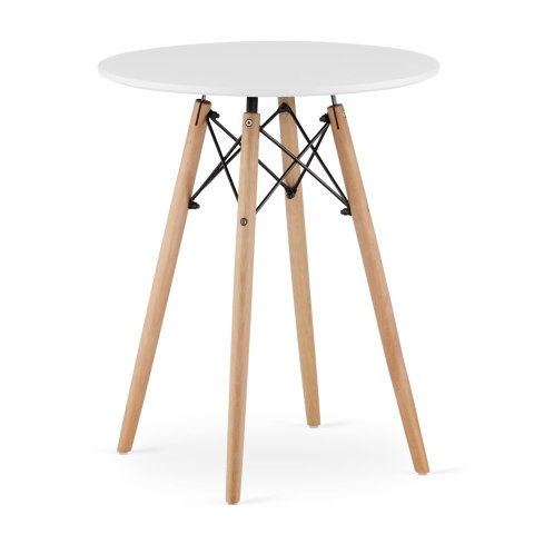 Stół TODI Okrągły 60cm - biały Stół TODI Okrągły 60cm - biały