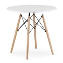 Stół TODI Okrągły 80cm - biały Stół TODI Okrągły 80cm - biały