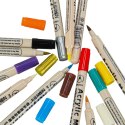 Markery akrylowe do tkanin kamieni pisaki flamastry mazaki wodoodporne DIY 12 szt. Markery akrylowe do tkanin kamieni pisaki flamastry mazaki wodoodporne DIY 12 szt.