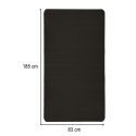 Mata do ćwiczeń jogi gimnastyczna treningowa fitness karimata gruba 1,5cm czarna + pokrowiec Mata do ćwiczeń jogi gimnastyczna treningowa fitness karimata gruba 1,5cm czarna + pokrowiec