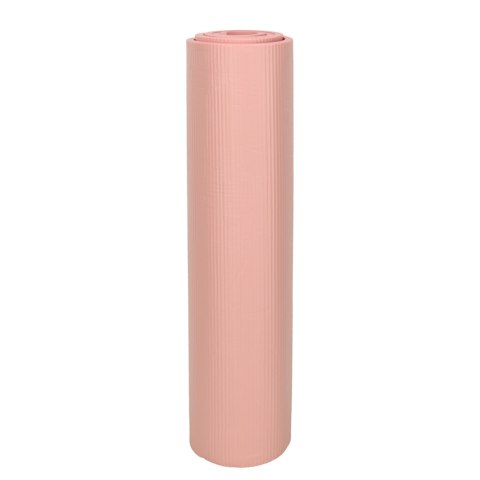 Mata do ćwiczeń jogi gimnastyczna treningowa fitness karimata gruba 1,5cm różowa + pokrowiec Mata do ćwiczeń jogi gimnastyczna treningowa fitness karimata gruba 1,5cm różowa + pokrowiec