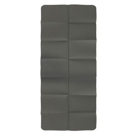 Mata fitness gimnastyczna do ćwiczeń jogi pilatesu fitness joga składana 183x61x0,4 cm szara Mata fitness gimnastyczna do ćwiczeń jogi pilatesu fitness joga składana 183x61x0,4 cm szara