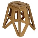 Taboret składany krzesełko turystyczne kempingowe przenośne 40 cm beżowy Taboret składany krzesełko turystyczne kempingowe przenośne 40 cm beżowy