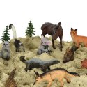 Figurki zwierząt zwierzęta zoo safari farma akcesoria skrzynka 19 el. Figurki zwierząt zwierzęta zoo safari farma akcesoria skrzynka 19 el.