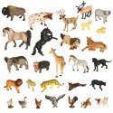 Figurki zwierząt zwierzęta zoo safari farma akcesoria skrzynka 28el. Figurki zwierząt zwierzęta zoo safari farma akcesoria skrzynka 28el.