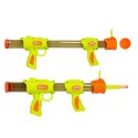 Pistolet na kulki karabin na piankowe naboje solidny dla dzieci gra 2w1 zielony Pistolet na kulki karabin na piankowe naboje solidny dla dzieci gra 2w1 zielony