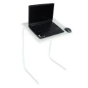 Stolik pod laptopa do laptopa stół wielofunkcyjny składany regulowany 69cm biały Stolik pod laptopa do laptopa stół wielofunkcyjny składany regulowany 69cm biały