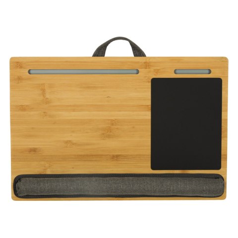 Stolik pod laptopa przenośny taca do łóżka na kolana podstawka drewniany z poduszką Stolik pod laptopa przenośny taca do łóżka na kolana podstawka drewniany z poduszką