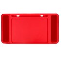 Stolik pod laptopa z organizerem podróżny samochodowy dla dzieci z kieszeniami śniadaniowy podstawka przenośny stabilny czerwony Stolik pod laptopa z organizerem podróżny samochodowy dla dzieci z kieszeniami śniadaniowy podstawka przenośny stabilny czerwony