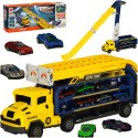 Tor wyścigowy samochodowy laweta transporter 6 el. żółty Tor wyścigowy samochodowy laweta transporter 6 el. żółty