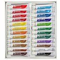 Farby akrylowe w tubkach tubce duży zestaw 12 ml x 24 kolory Farby akrylowe w tubkach tubce duży zestaw 12 ml x 24 kolory