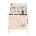Kuchnia dla dzieci drewniana MDF Lulilo FLoro akcesoria różowa 82cm Kuchnia dla dzieci drewniana MDF Lulilo FLoro akcesoria różowa 82cm