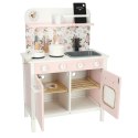 Kuchnia dla dzieci drewniana MDF Lulilo FLoro akcesoria różowa 82cm Kuchnia dla dzieci drewniana MDF Lulilo FLoro akcesoria różowa 82cm