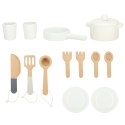 Kuchnia dla dzieci drewniana MDF Lulilo FLoro akcesoria różowa 82cm Kuchnia dla dzieci drewniana MDF Lulilo FLoro akcesoria różowa 82cm