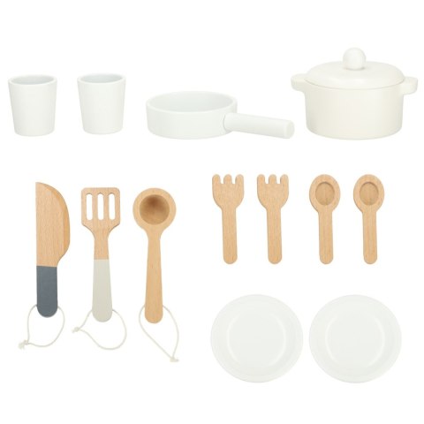 Kuchnia dla dzieci drewniana MDF Lulilo FLoro akcesoria różowa 82cm Kuchnia dla dzieci drewniana MDF Lulilo FLoro akcesoria różowa 82cm