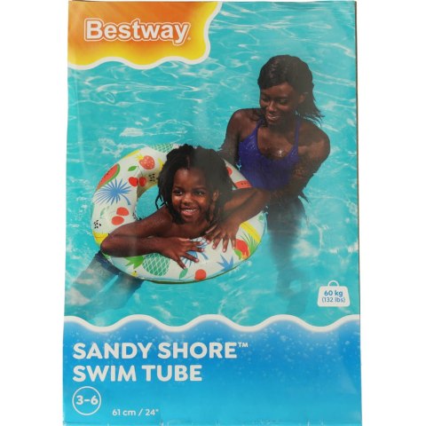 Kółko do pływania dmuchane BESTWAY 36014 owoce 61cm Kółko do pływania dmuchane BESTWAY 36014 owoce 61cm