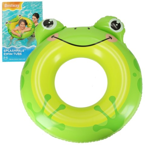 Kółko do pływania dmuchane BESTWAY 36351 żaba 85-76cm Kółko do pływania dmuchane BESTWAY 36351 żaba 85-76cm